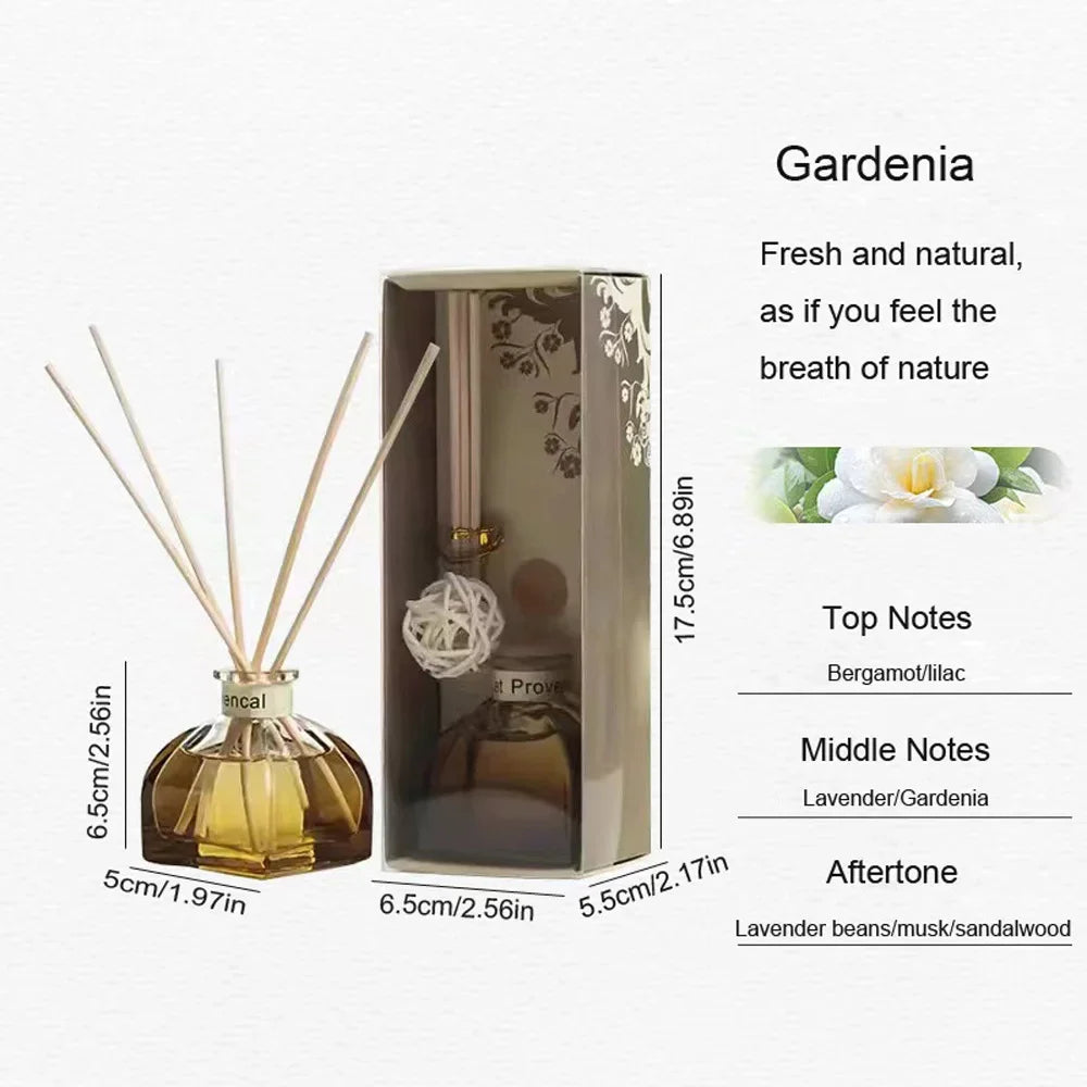 50ml Flameless Aromatherapy Essential Oil Vine Aromatherapy Ornament Expansion Liquid Bathroom deodorizer Home Decoration