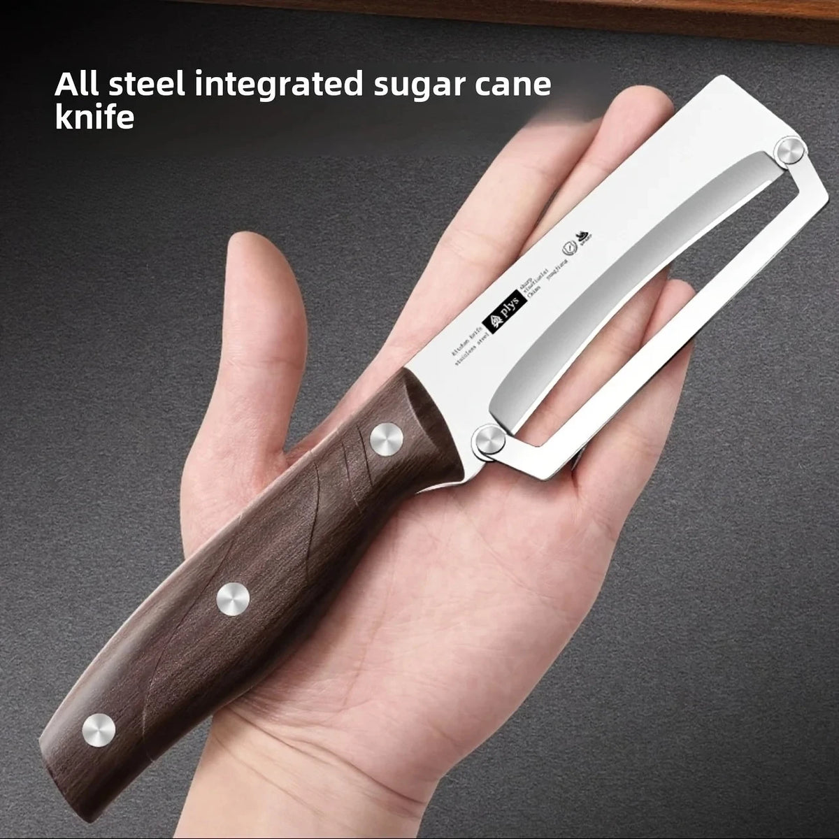 Stainless Steel Fruit and Vegetable Peeler Slicer Wooden Handle