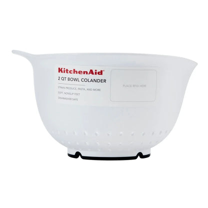 Universal Colander Bowl Straining Fruits Vegetables Pasta Nonslip Base Drainage