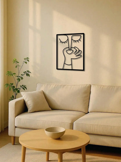 "Funny Metal Bathroom Sign – Minimalist Humorous Restroom Decor, Waterproof Home Wall Art & Gift"