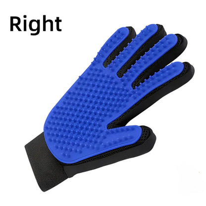 Pet Grooming Glove Dog Cat De-shedding Hair Remover Massage Brush