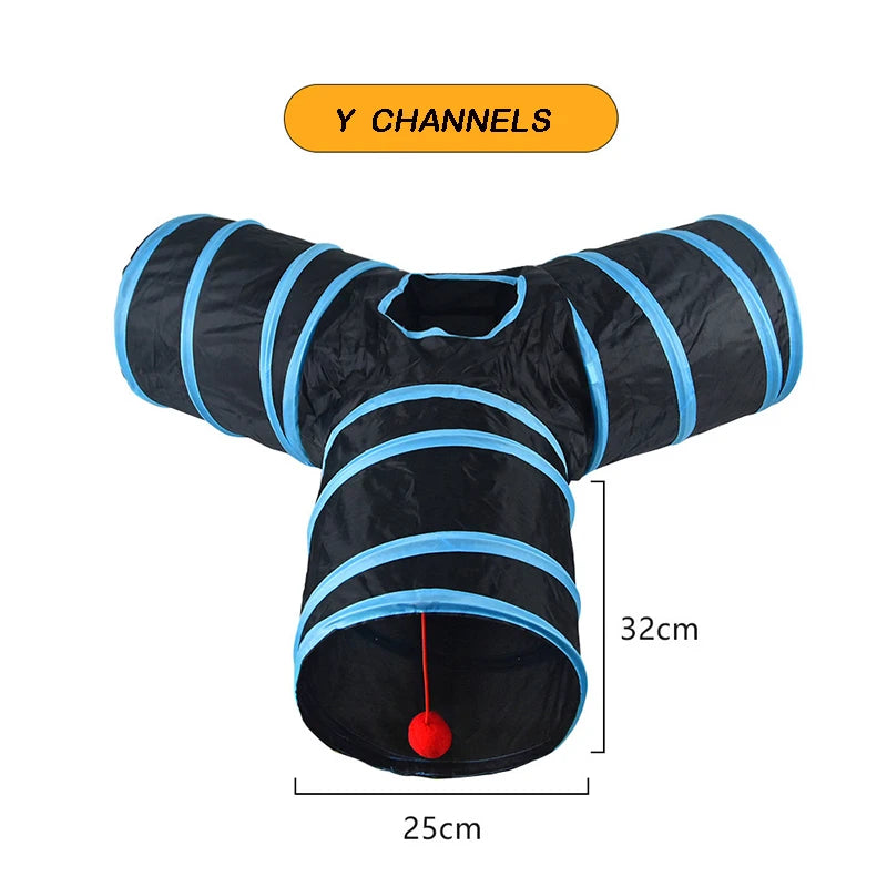 Cat Tunnel  Foldable Cat Play Toy Breathable Barrel Pet Supplies