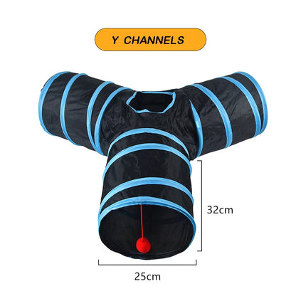 Cat Tunnel  Foldable Cat Play Toy Breathable Barrel Pet Supplies