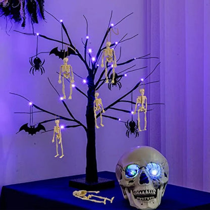 eletons for Halloween Decor 6 Piece Mini Seleton Figurines 6 Small eleton Halloween tion for Haunted Hoe Accessories Party Fav