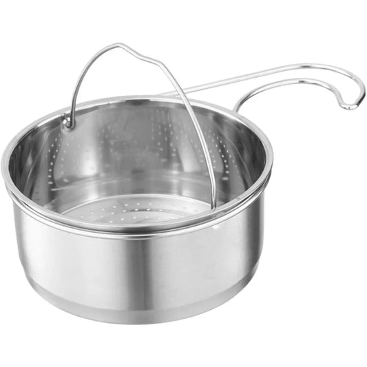 Stainless Steel Rice Washer Strainer Bowl Multi-Function Vegetable Strainer Handle for Kitchen Use Wear-Resistant Design for Wa