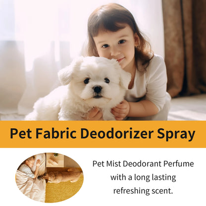 Pet Deodorizing Spray Clean Pet Odor Indoor Air Fresh Long Lasting Scent Deodorizer