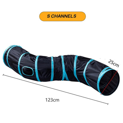 Cat Tunnel  Foldable Cat Play Toy Breathable Barrel Pet Supplies