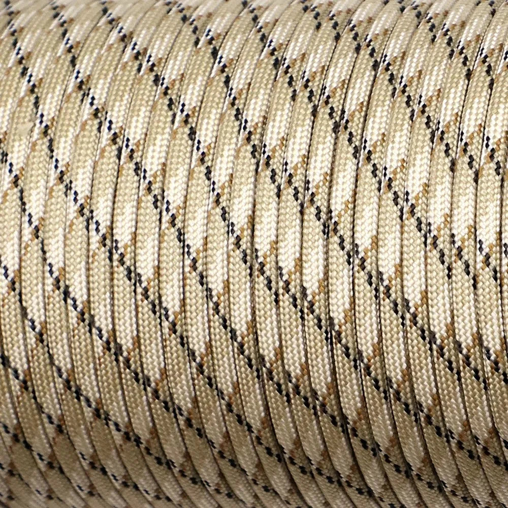 7-Cores 550 Paracord Rope 5 15 30 M Dia.4mm Cord For Outdoor Camping Tents