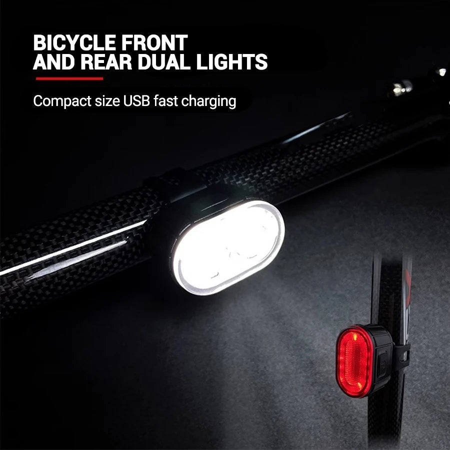 Rechargeable LED Bicycle Headlights and Taillights
