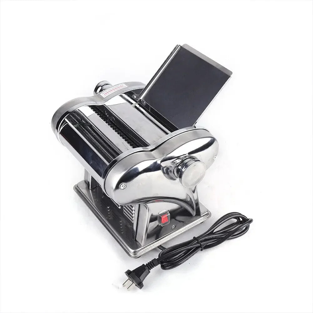 Commercial Electric Noodle & Pasta Maker – Stainless Steel Dough Roller Sheeter