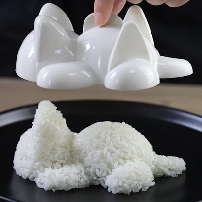 1 Piece DIY Rice Ball Sushi Molds Cute Cartoon Cat Mold Kids Rice Mashed Potato Pumpkin Mash Baking Supplies Kitchen Accessories