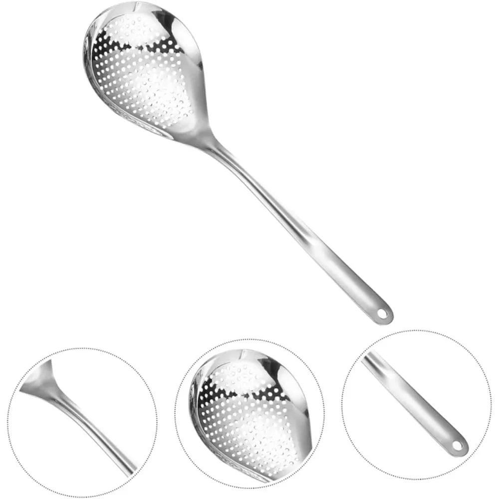 Fried Food Colander Filter Spoon Kitchen Tool Strainer Serving Bowl for Restaurant