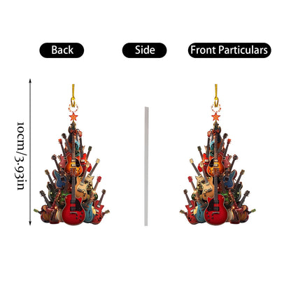 2d Acrylic Guitar Christmas Tree Decoration Home Decoration Christmas Decoration Navidad Decoraciones Para El Hogar 2025