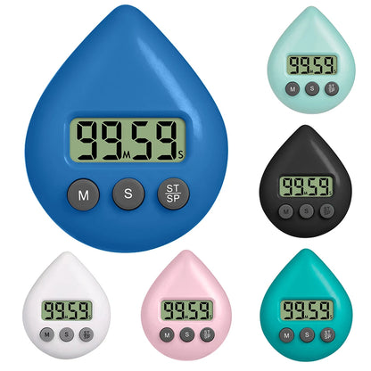 Digital Timer Waterproof Shower Timer Magnetic Backing Kitchen Timer Bathroom Timer Shower Clock for Kitchen Bathroom