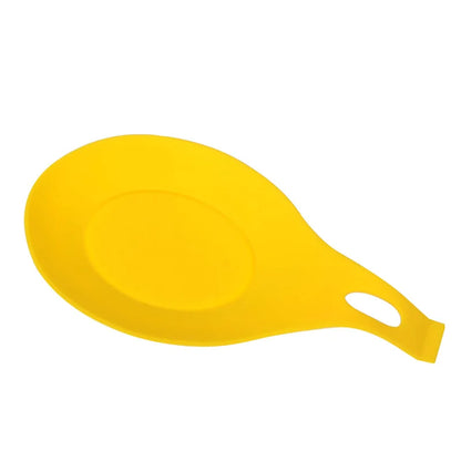1PC Food Grade Silicone Spoon Mat Heat Resistant Placemat Tray Kitchen Tool