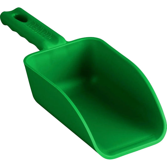 63002 Color-Coded Plastic Hand Scoop - BPA-Free Food-Safe Kitchen Utensils, Restaurant and Food Service Supplies, 16 oz, Green