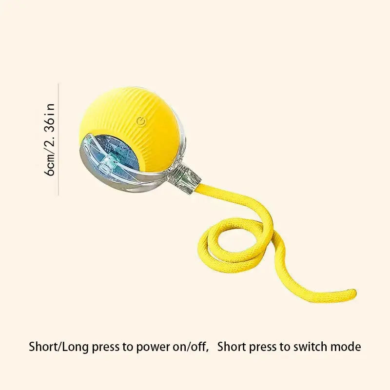 Smart Cat Toys Ball Automatic Interactive Pets Electric Rolling Teaser USB Rechargeable Kitty Moving Bouncing ball Birthday gift