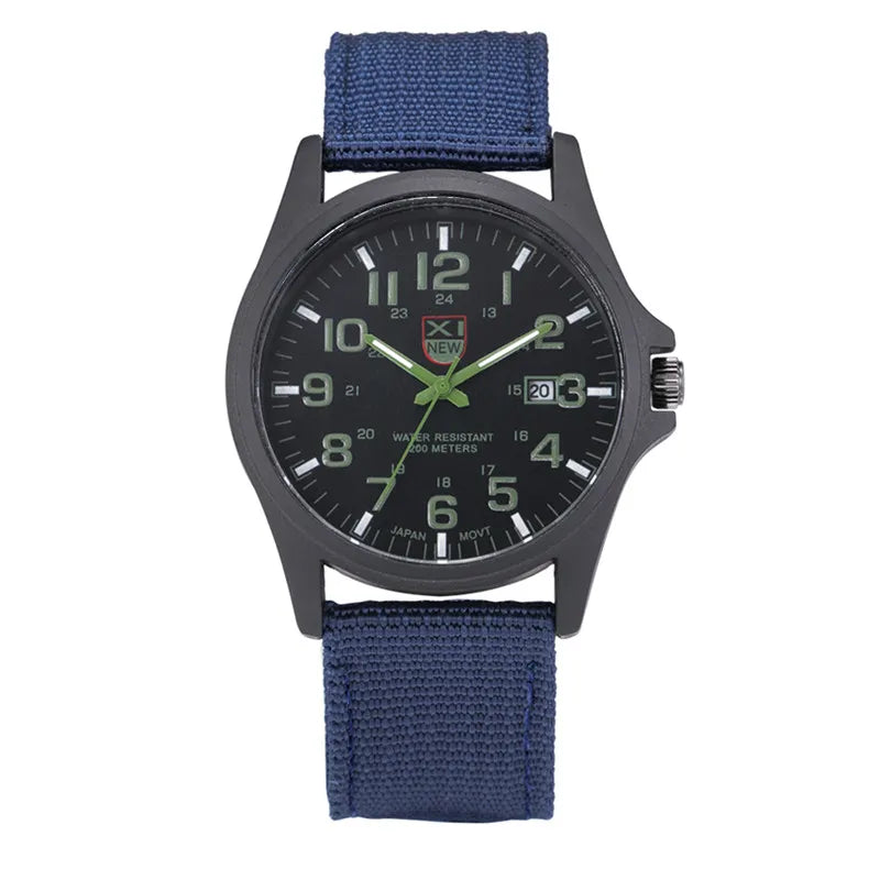 Sports Watch Quartz Nylon Band with Date