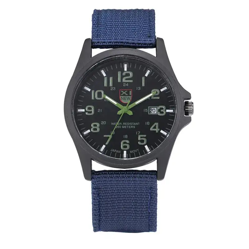 Sports Watch Quartz Nylon Band with Date