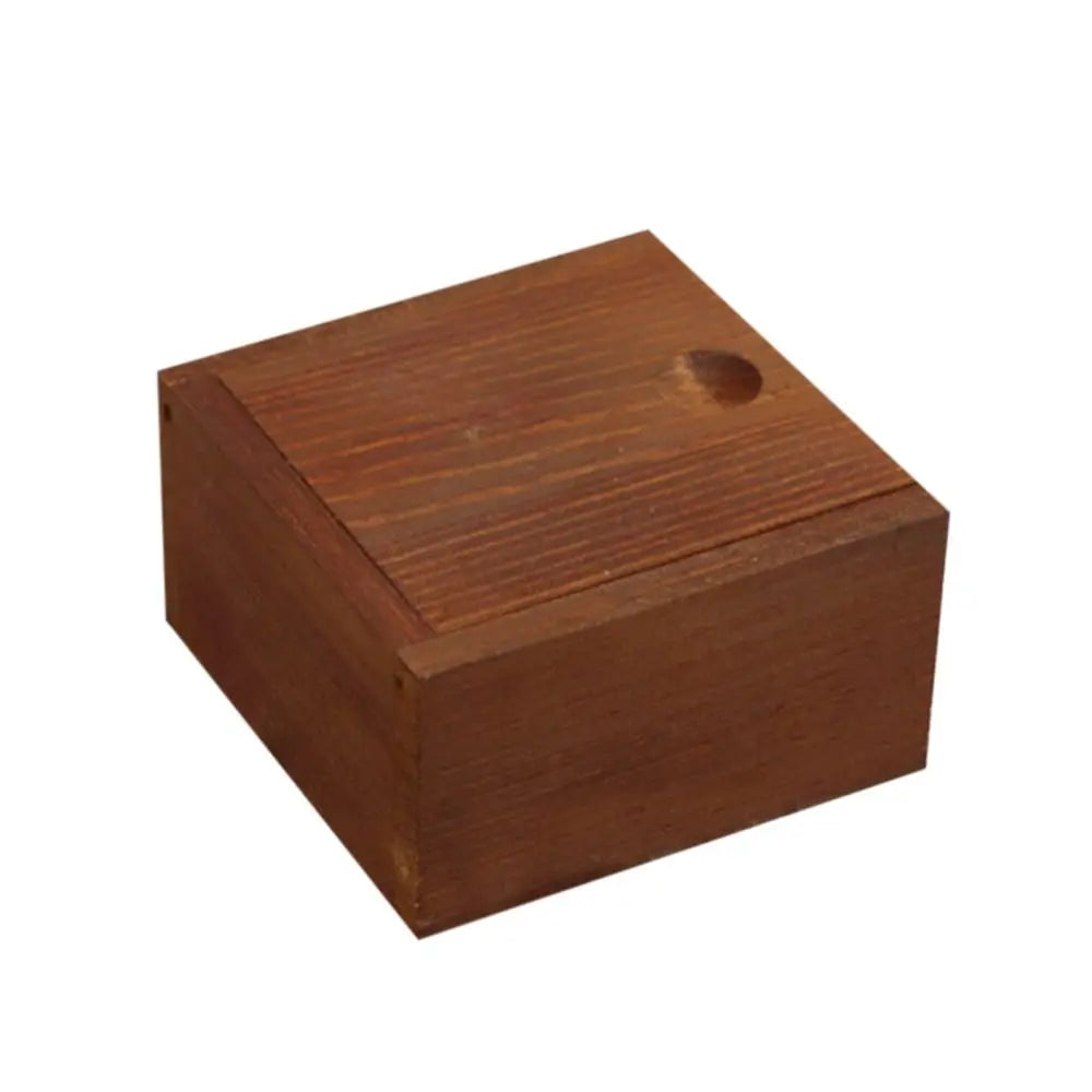 Jewelry Case With Slide Top for Jewelry Organizer Container Wooden Box Storage Box