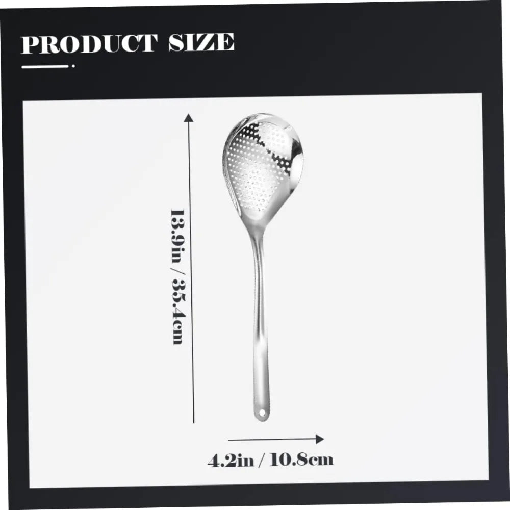 Fried Food Colander Filter Spoon Kitchen Tool Strainer Serving Bowl for Restaurant