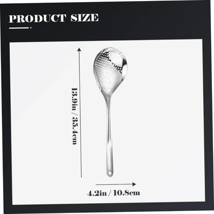Fried Food Colander Filter Spoon Kitchen Tool Strainer Serving Bowl for Restaurant