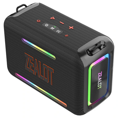ZEALOT-S95 120W Waterproof Portable Loud Bluetooth Speaker, Wireless Outdoor Boombox SubwooferTriple Passive Radiators-Deep Bass