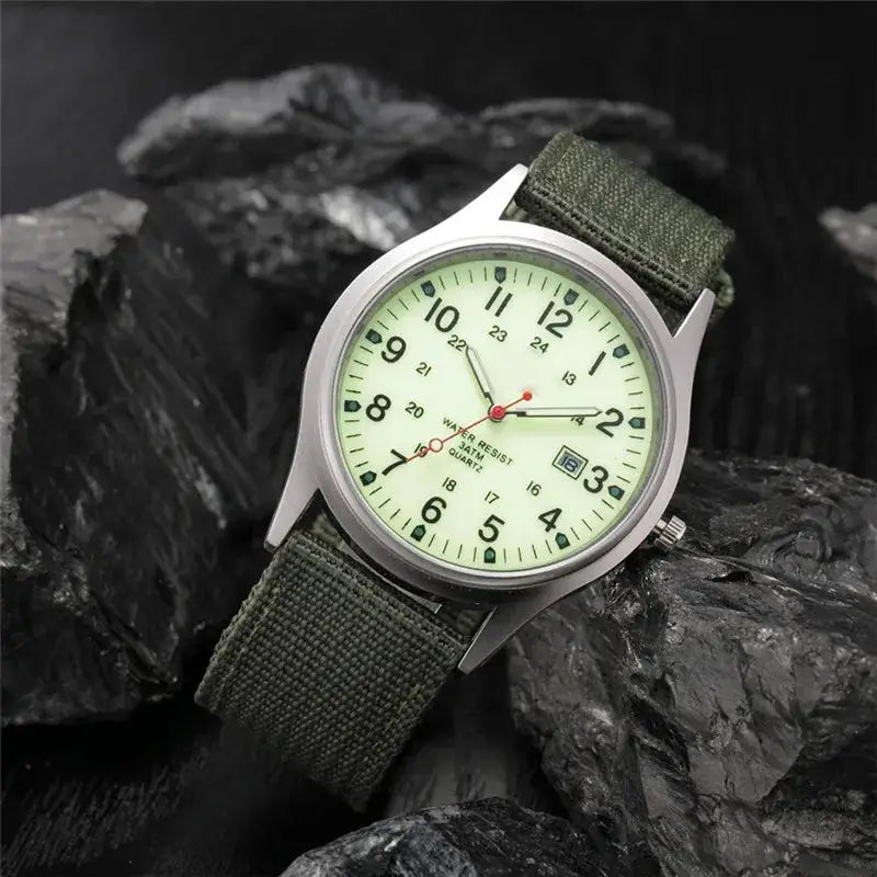 Casual Sports Watch Quartz Silicone Band