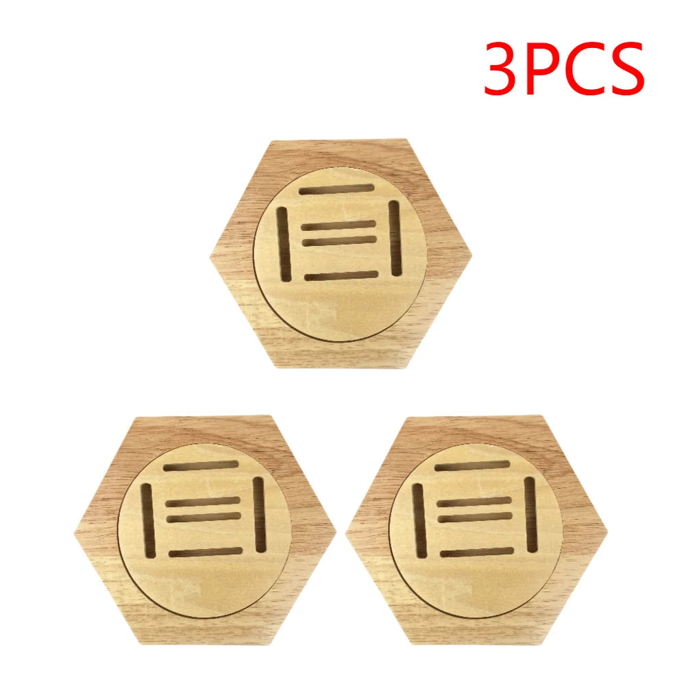 1-10Pcs Honeycomb Combination Stand Honor Marathons Medal Display Racks Hexagonal Wood Display Holder Board Hanger Wall Decor