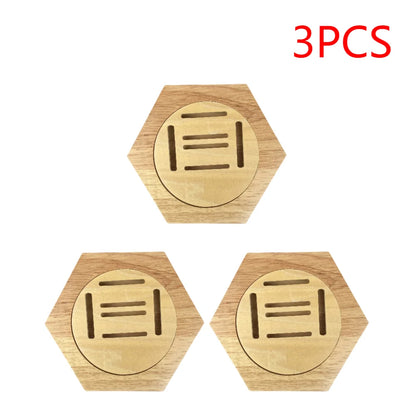 1-10Pcs Honeycomb Combination Stand Honor Marathons Medal Display Racks Hexagonal Wood Display Holder Board Hanger Wall Decor