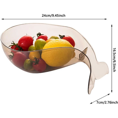 2025 New Food Strainer, Multifunctional Drain Basket with Integrated Drain Spout Kitchen Fruit Cleaning Bowl Sink Food Catcher D