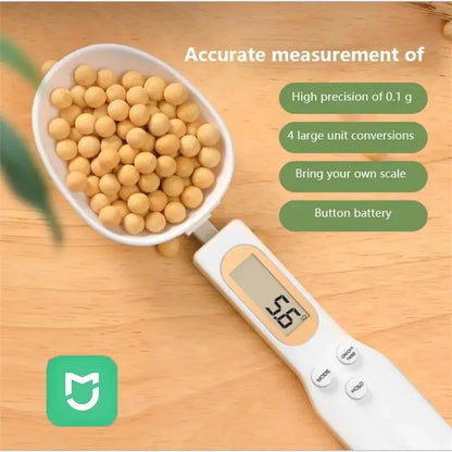 1 LCD digital adjustable weighing spoon, kitchen electronic measuring spoon Baking Scale, super factory OEM, reliable quality.