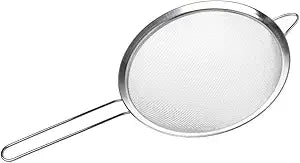 201Stainless Steel Flour Strainer Meshs Colander Kitchen Colander Sieves Cooking Tool For Kitchen Sifting And Filtering