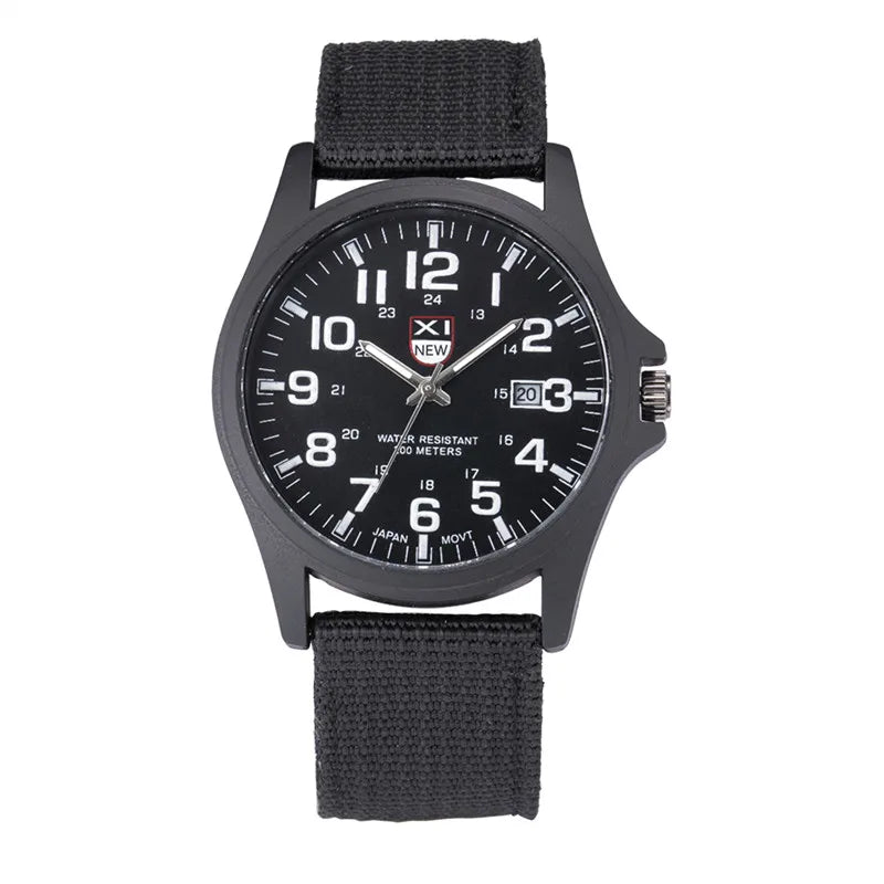 Sports Watch Quartz Nylon Band with Date