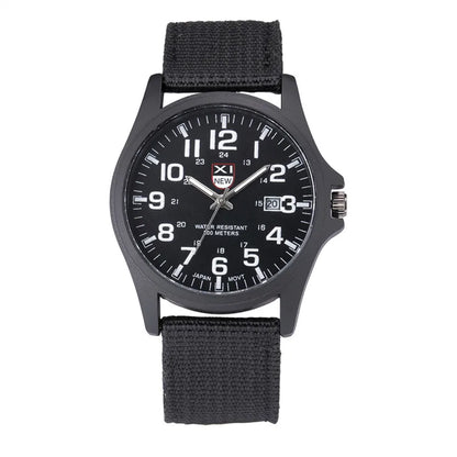 Sports Watch Quartz Nylon Band with Date