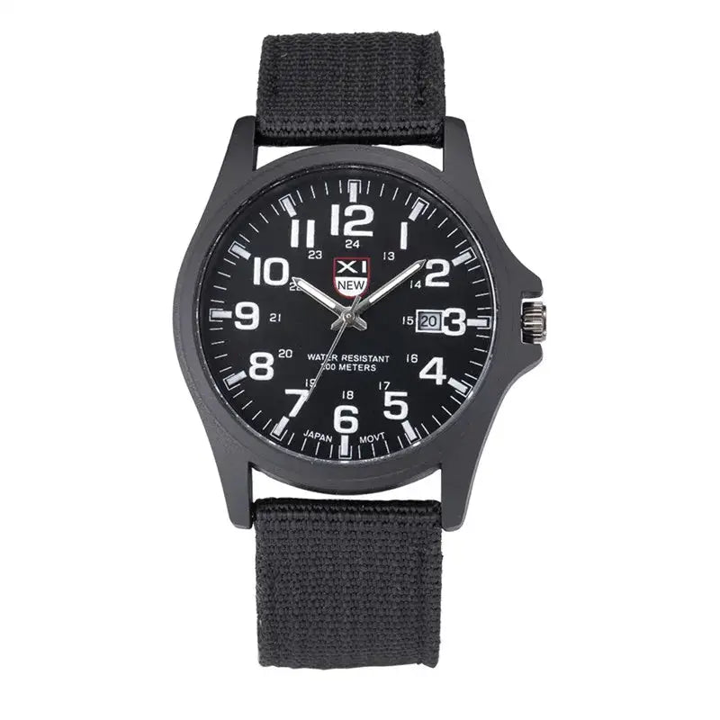 Sports Watch Quartz Nylon Band with Date