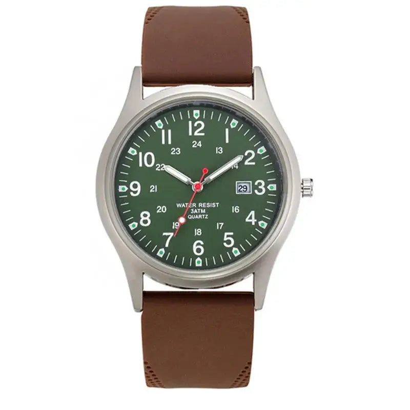 Casual Sports Watch Quartz Silicone Band