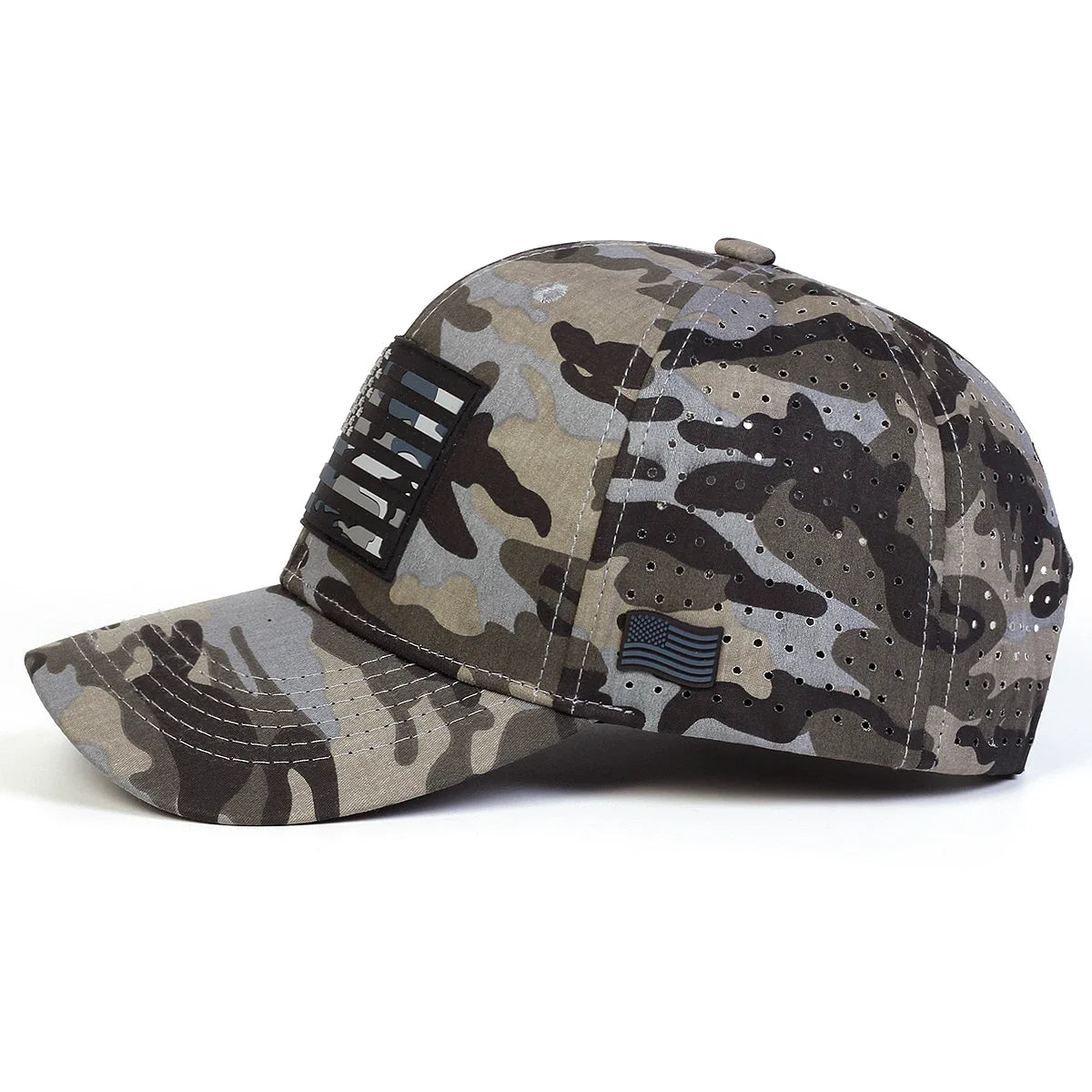 American Flag Embroidery Baseball Cap Adjustable Sunscreen Hat