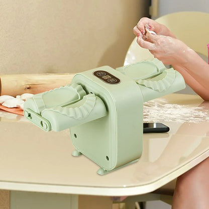 Dumpling Maker Household Double Head Dumpling Maker Simple Fast Operation Dumpling Maker Machine for Home Kitchen Restaurant