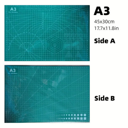 1Pc A3/A4 Grid Cutting Mat Board for Fabric Paper Quilting Sewing Crafts