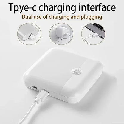 LED Induction Night Light, Wireless USB Charging Wall Light Bedroom Corridor Cabinet Bathroom Night Light