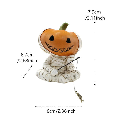 Halloween Bandage Doll Fishing Resin Ornament Home Decoration Accessories Party Supplies Home Decoration Accessories New