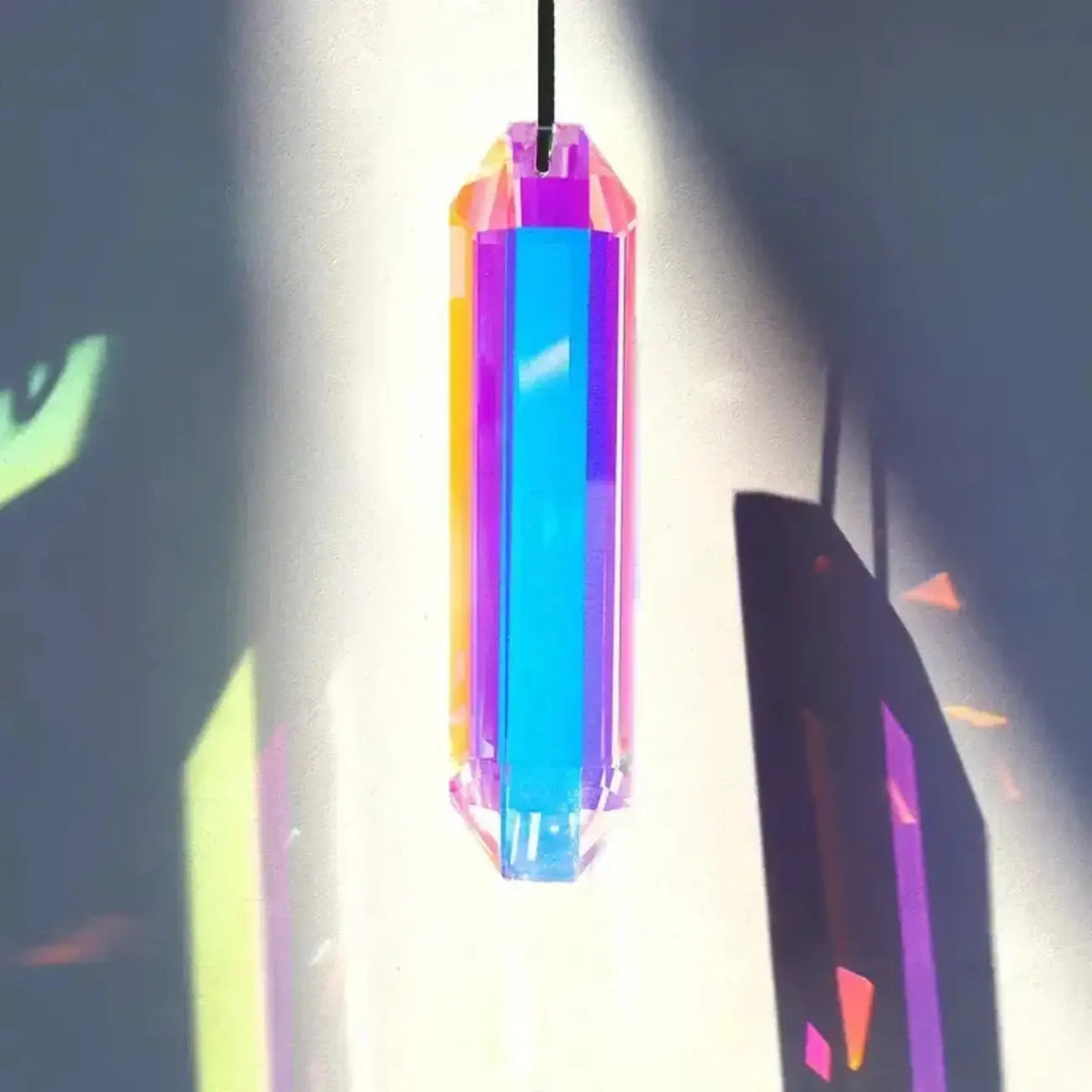 2-pcs Sun Catcher Window Prism Pendant Rainbow Hanging Ornament for Home and Garden