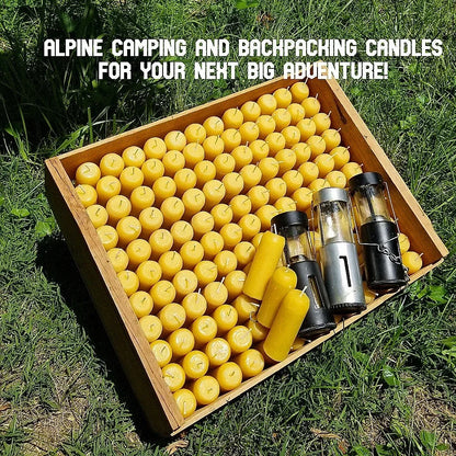 6/12Pack Beeswax Honey Candles for Ritual Tealight Candles Church Prayer Religous Prayer Candles Wholesale Decor Party Birthday