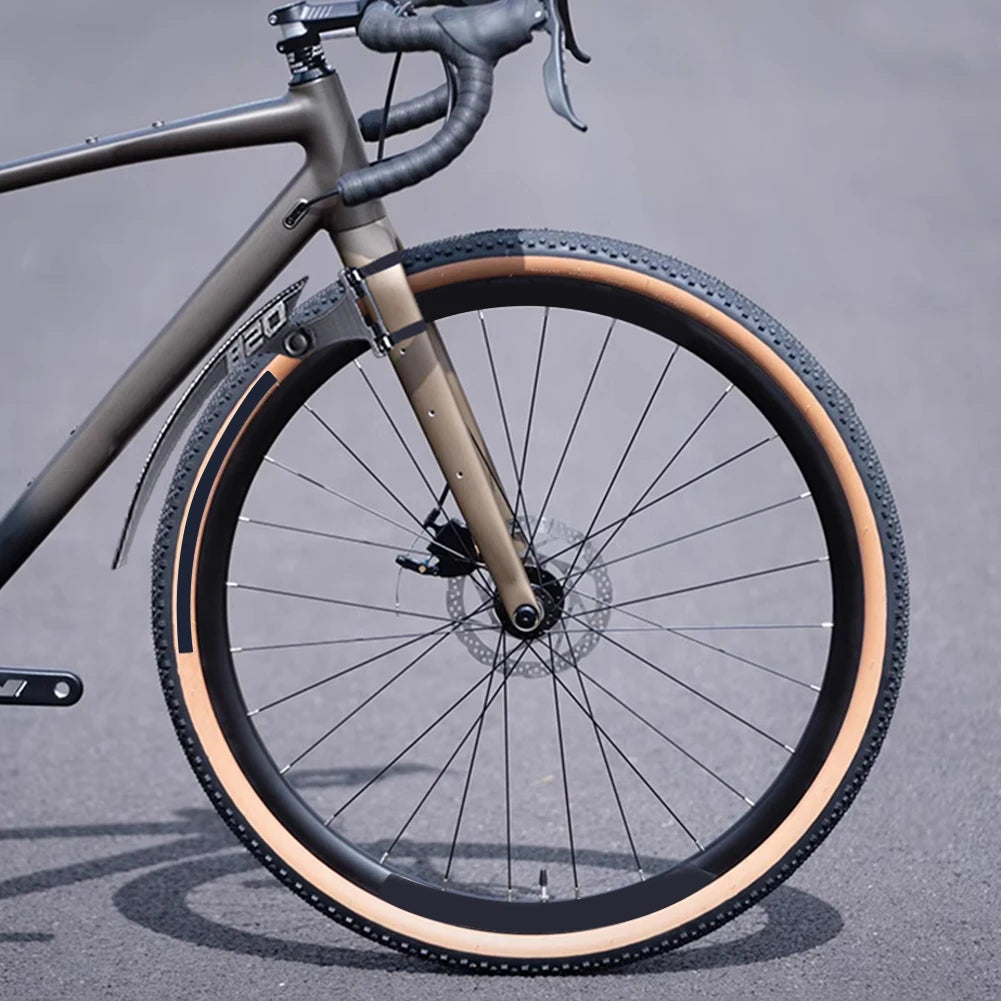 1 Piece Bike Tire Wheel Mudguard Road Bike Wheel Fenders Front & Rear Universal Mudguard Suitable for Both Front And Rear Wheel