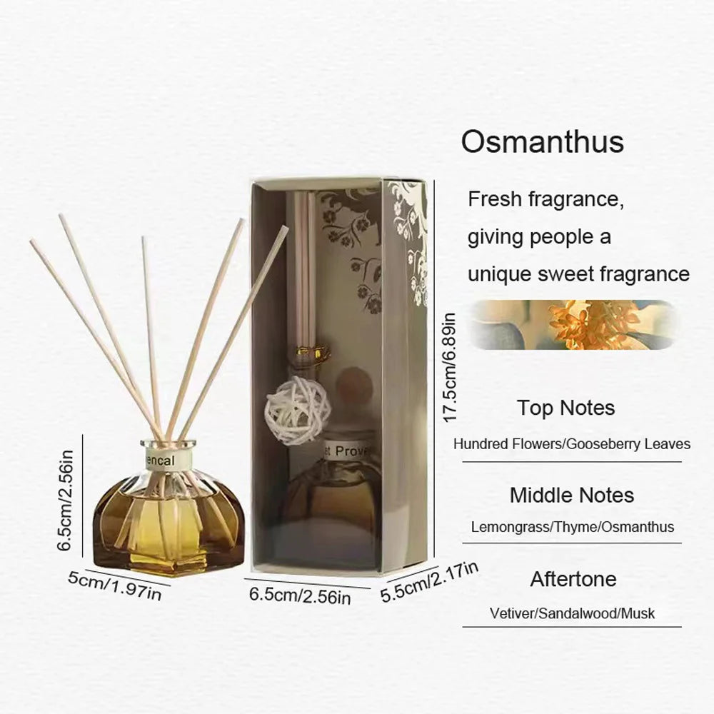 50ml Flameless Aromatherapy Essential Oil Vine Aromatherapy Ornament Expansion Liquid Bathroom deodorizer Home Decoration