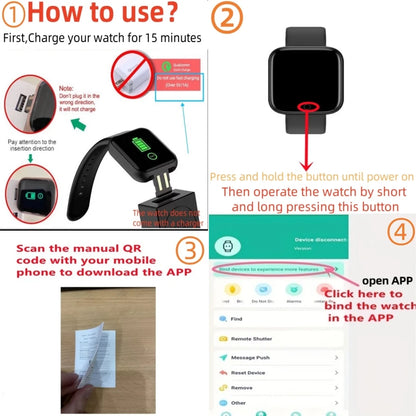 Multifunctional Smart Watch Bluetooth Connected Phone Music Player Fitness Sport Bracelet Sleep Monitor D13 Smartwatch