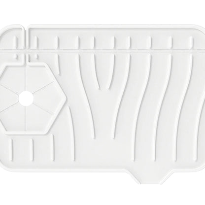 Silicone Drain Pad Countertop Protector Water Splash Catcher Mats Double-sided Faucet Splash Guard Tray Bathroom Kitchen Gadgets