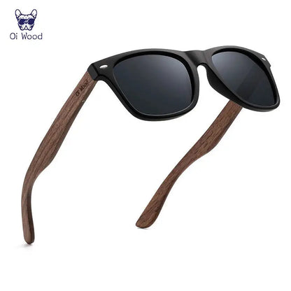 Natural Wooden Classic Sunglasses Polarized Mirrored UV400