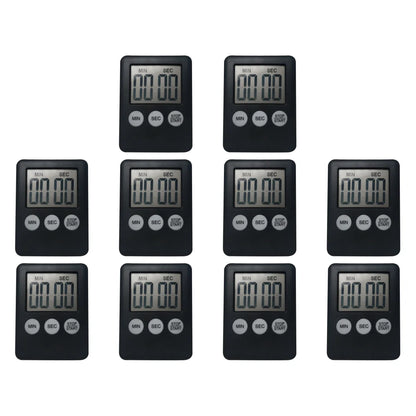 10-1PC Mini Electronic Timer Stopwatch LCD Display for Sports Exercise Baking Cooking Digital Timer Multi-Function Kitchen Timer